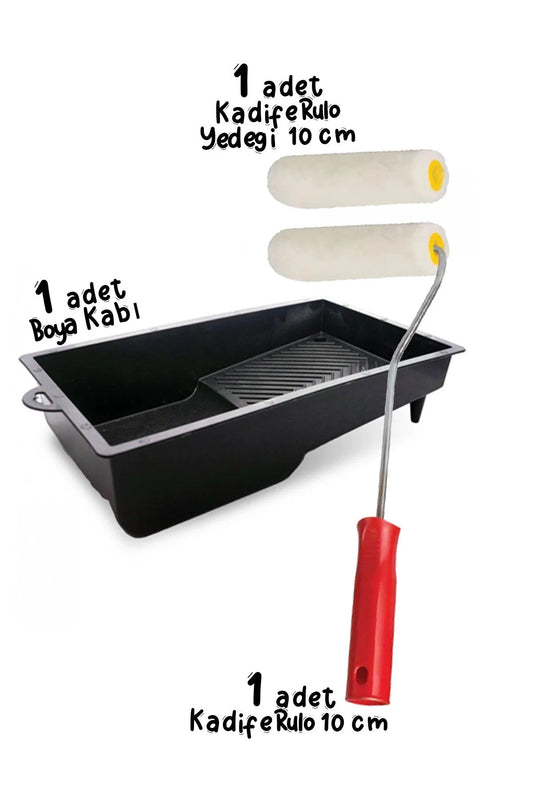 Kadife Boyacı Seti, Akrilik Boyama Seti, Kadife Rulo Seti,