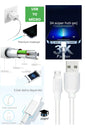 USB - MİCRO şarj kablosu 1 metre 2.4 A AC 110-240V samsung iphone ipad şarj kablosu