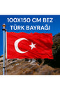 100x150 CM BEZ TÜRK BAYRAĞI **KALİTELİ KUMAŞ MALZEME**