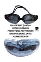 ÇANTALI YÜZÜCÜ GÖZLÜĞÜ PROFESYONEL POLYKARBON LENS UV KORUMA LATEX İÇERMEZ SİLİKON