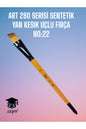 N0:22 ART 280 SERİSİ SENTETİK YAN KESIK UÇLU FIRÇA