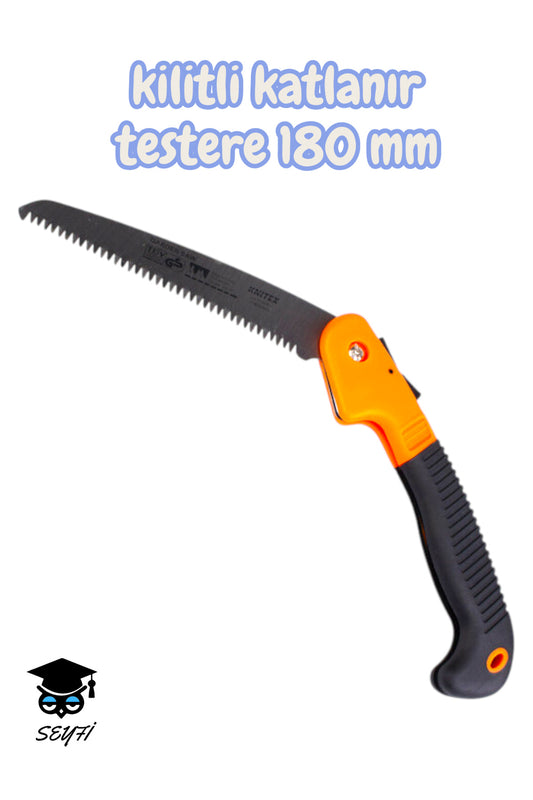 kilitli katlanır testere 180 mm