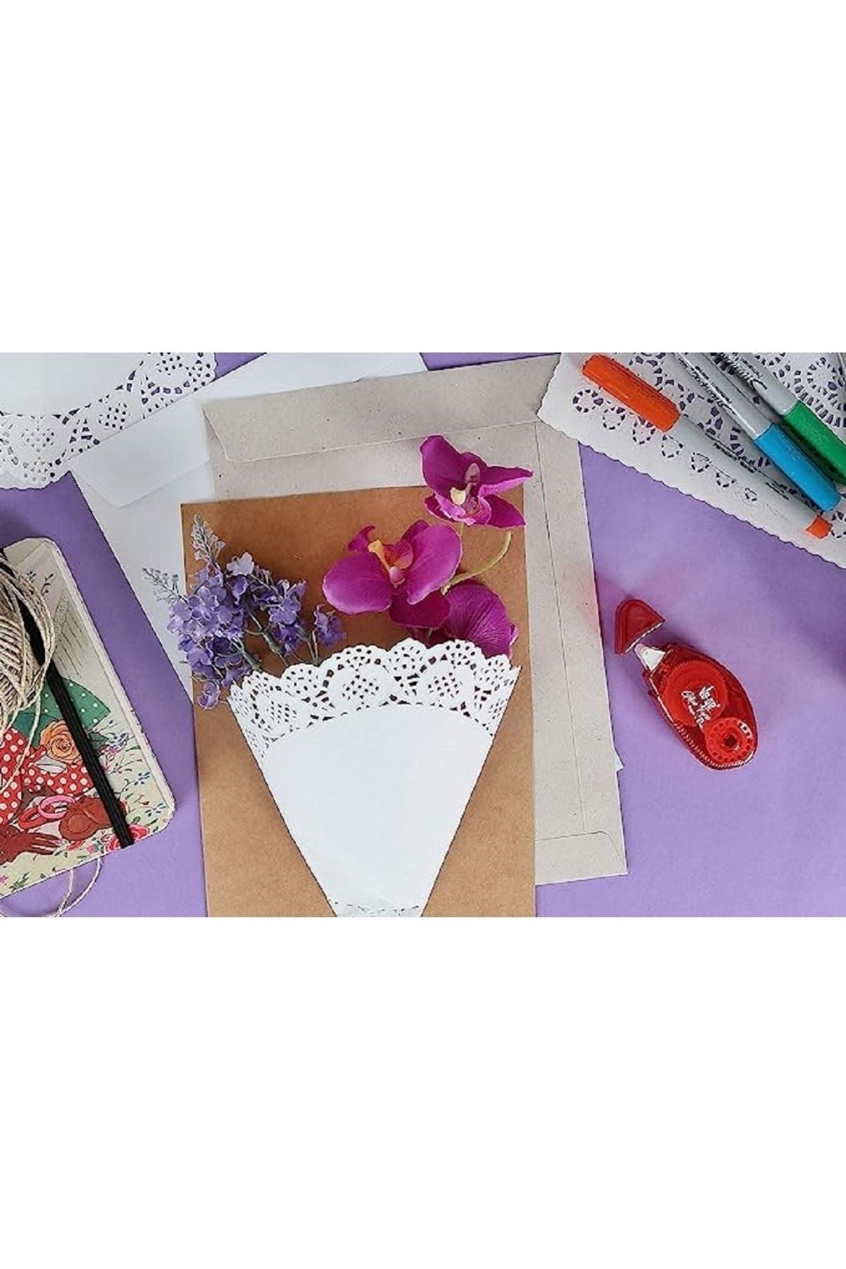 Ve-ge Şerit Çift Taraflı Yapıştırıcı Vege Glue Tape 8mm / Scrapbook (1 ADET)