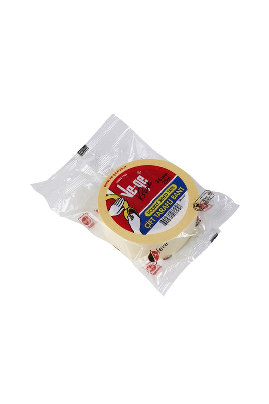 Çift Taraflı Bant, 36 Mm X 25 M, Şeffaf, Güçlü Yapışkan, Iz Bırakmaz, Kaplama Ve Sabitleme I