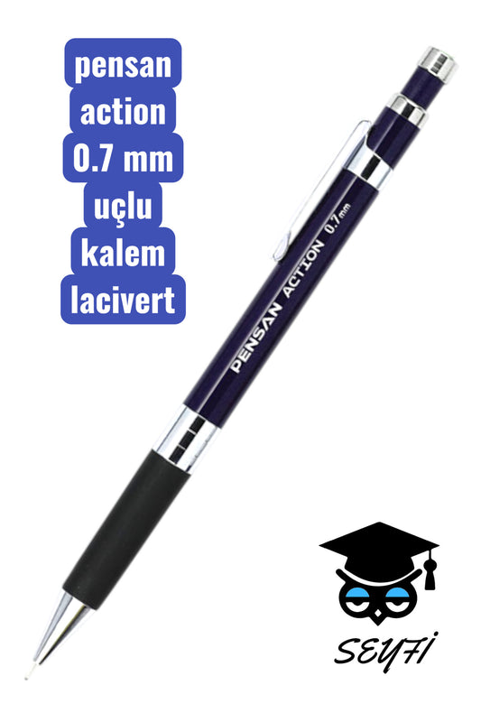 pensan Action Versatil Kalem 0.7 mm uçlu kalem silikon tutma alanı ve kaliteli mekanizma