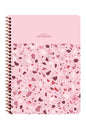 ÇİZGİLİ 16x22 CM 80 YAPRAK PLASTİK KAPAK TELLİ DEFTER 60 GRAM BEYAZ SAYFA TERAZZO
