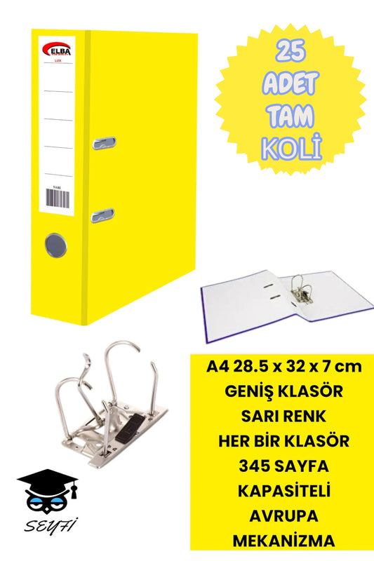A4 OFİS KLASÖRÜ BÜRO EVRAK DÜZENLEYİCİ KLASÖR ÇİFT METAL HALKA AVRUPA MEKANİZMA