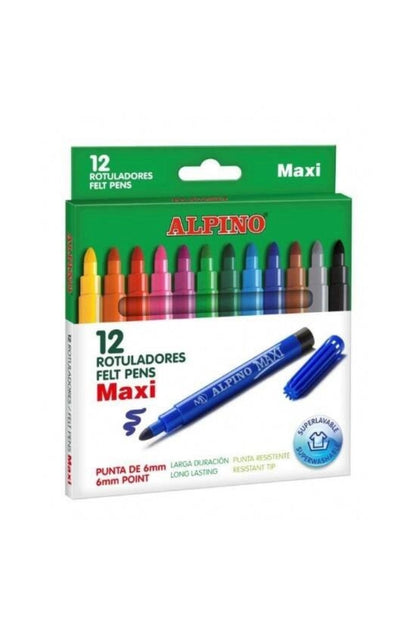 12 Renk Maxı Keçeli Kalem Ar-06