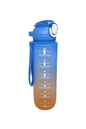1000ml Pipetli Tritan Çift Renkli Motivasyon Matarası Vgn-2219