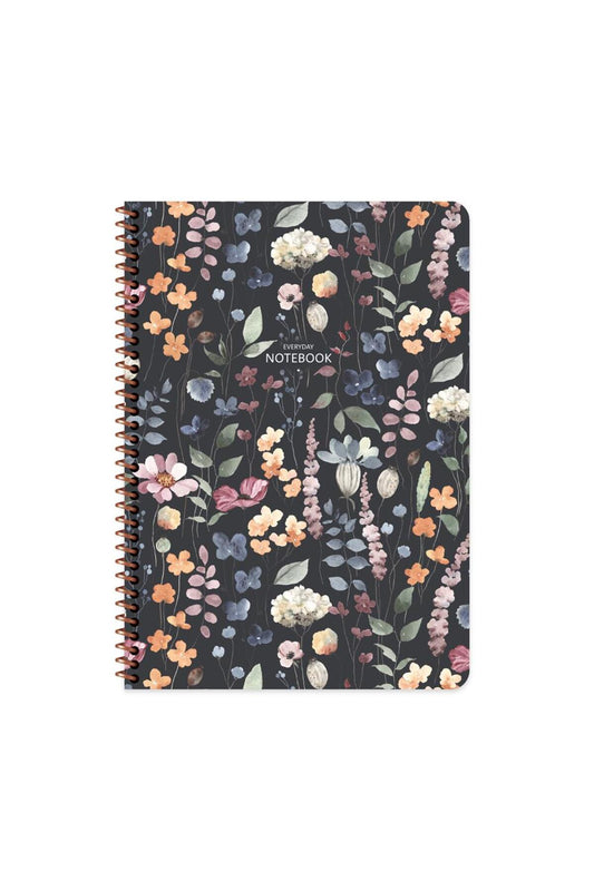 Keskin A4 80 Yp.kar. Karton Kp.spr.çiçek Defter