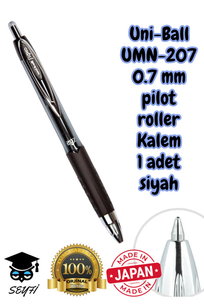0.7 mm jel pilot kalem roller signo kalem umn-207 uni-ball basmalı pilot kalem