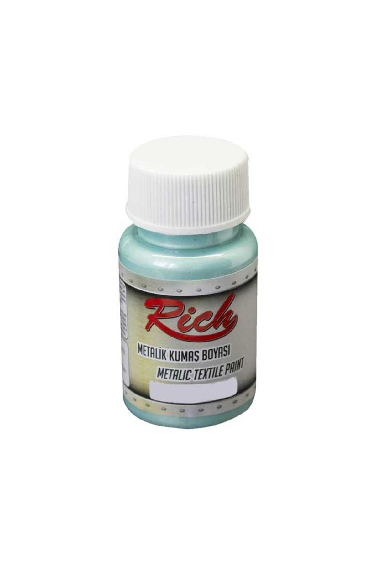 Metalik Kumaş Boyası 50 cc. 3140 BUZ YEŞİLİ