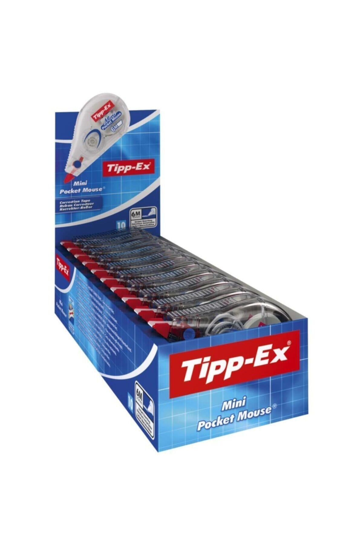 Tipp-ex Mini Pocket Mouse Şerit Düzeltici - Daksil 5mm X 6 Mt (10 Lu Kutu) 8221351