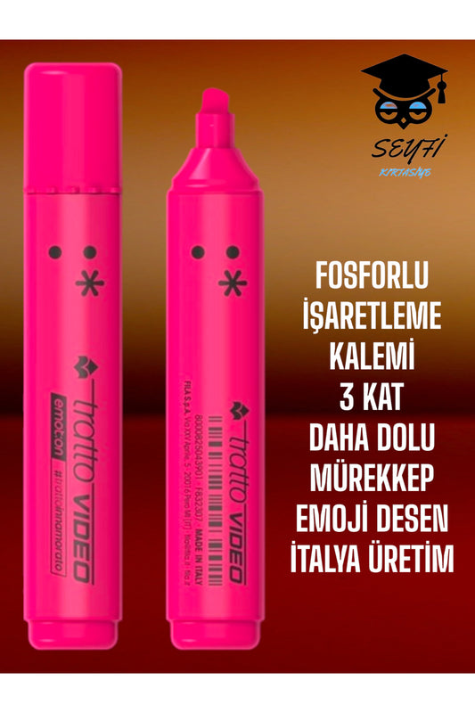 FOSFORLU İŞARETLEME KALEMİ 3 KAT DAHA DOLU MÜREKKEP İTALYA ÜRETİM