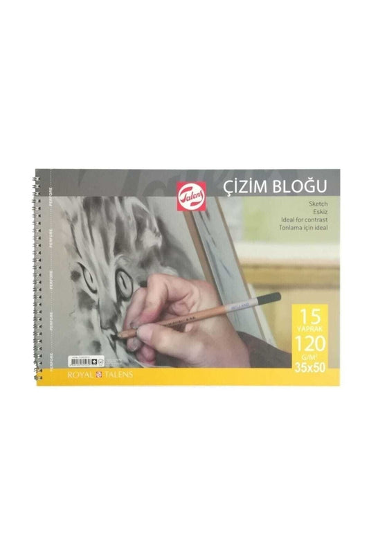 resim bloğu 160 Gr - A3 -15 Yaprak Spiralli DEFTER