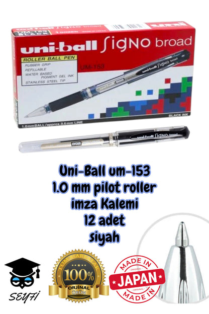 Uni-Ball um-153 1.0 mm pilot roller imza Kalemi