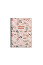 ÇİZGİLİ 16x22 CM 80 YAPRAK KARTON KAPAK TELLİ DEFTER 60 GRAM BEYAZ SAYFA ANİMAL FRİENDS