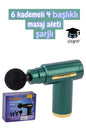 6 kademeli 4 başlıklı masaj aleti şarjlı