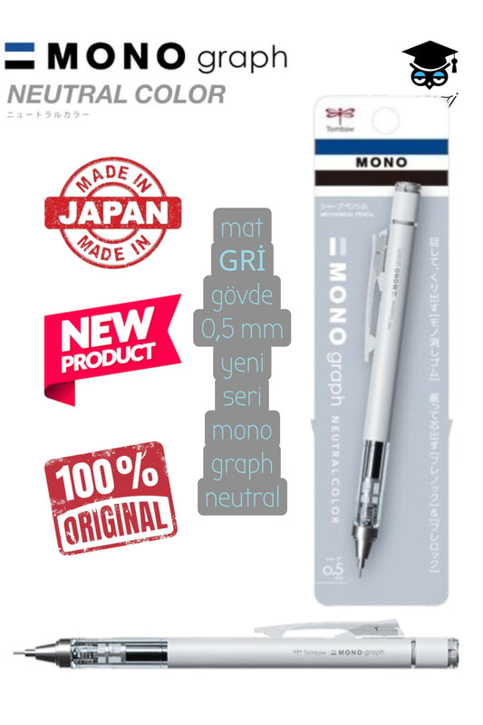 mat gövde 0,5 mm yeni seri tombow mono graph neutral