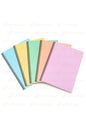 Flex Spiralli Pp Kapak A4- 120 Yaprak Çizgili Defter Pastel Renkler