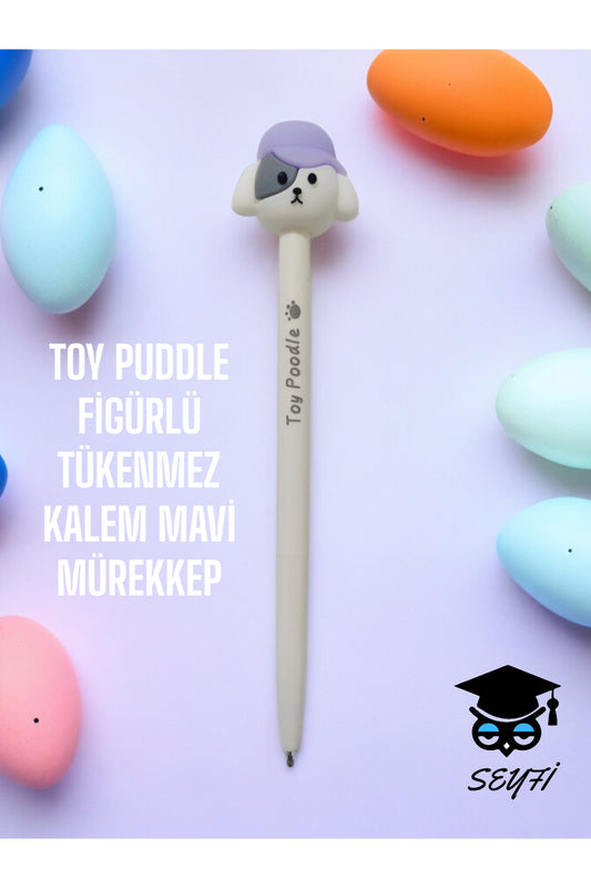TOY PUDDLE FİGÜRLÜ TÜKENMEZ KALEM MAVİ MÜREKKEP