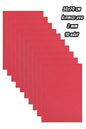 50x70 cm kırmızı eva 2 mm 10 adet