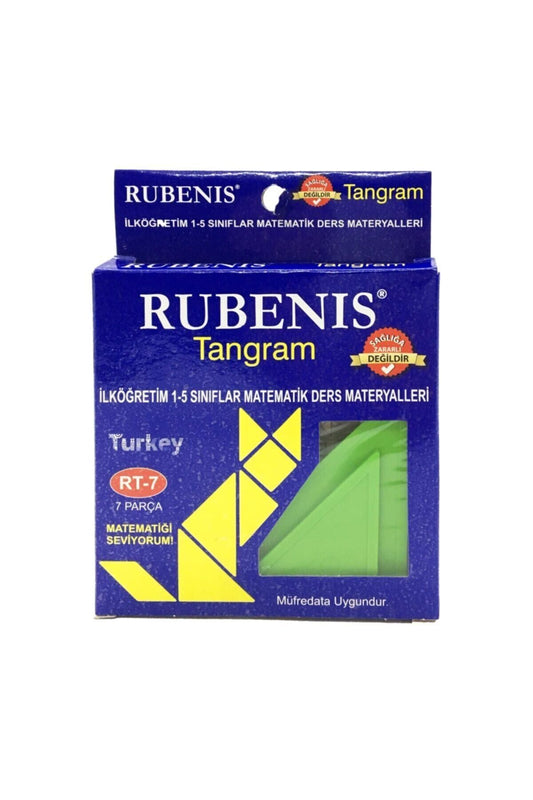 7 Parça Plastik Tangram