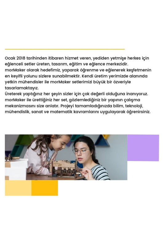 TÜRK MALI Tayyare Uçak STEM Eğitim Seti Çocuklar için Boyanabilir Maket