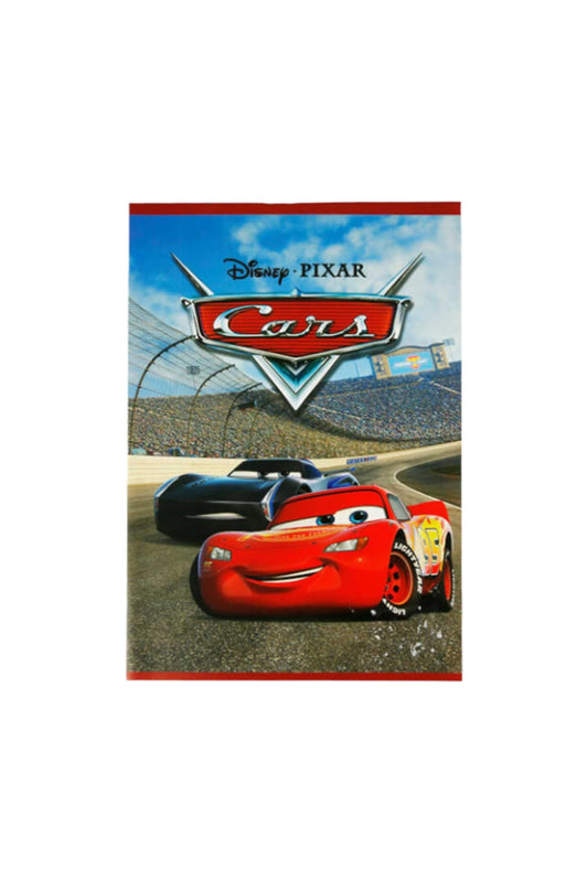 Cars A4 Çizgisiz 40 Yaprak Defter Karton Kapak