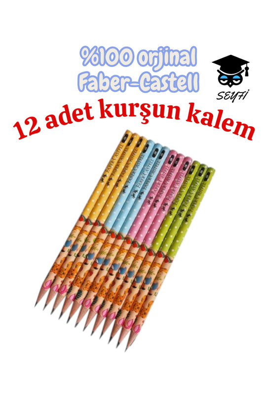 Sevimli Bulutlar Kurşun kalem 12 adet Faber-Castell