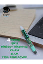 4 RENKLİ IŞIKLI MİNİ BOY TÜKENMEZ KALEM 11 CM RENKLİ GÖVDE