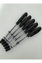Tükenmez Kalem Soft Gel 0,7 MM Siyah (5 Adet)
