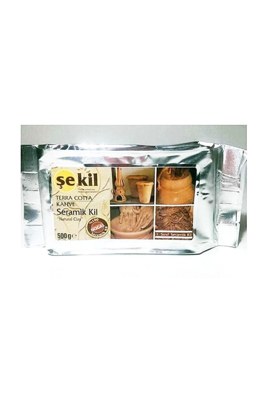 Seramik Hamuru Terracotta 500 gr Kahverengi Vk500khv