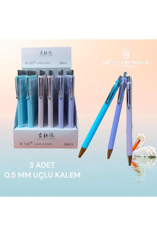 0.5 MM VERSATİL UÇLU KALEM 3 ADET 1009