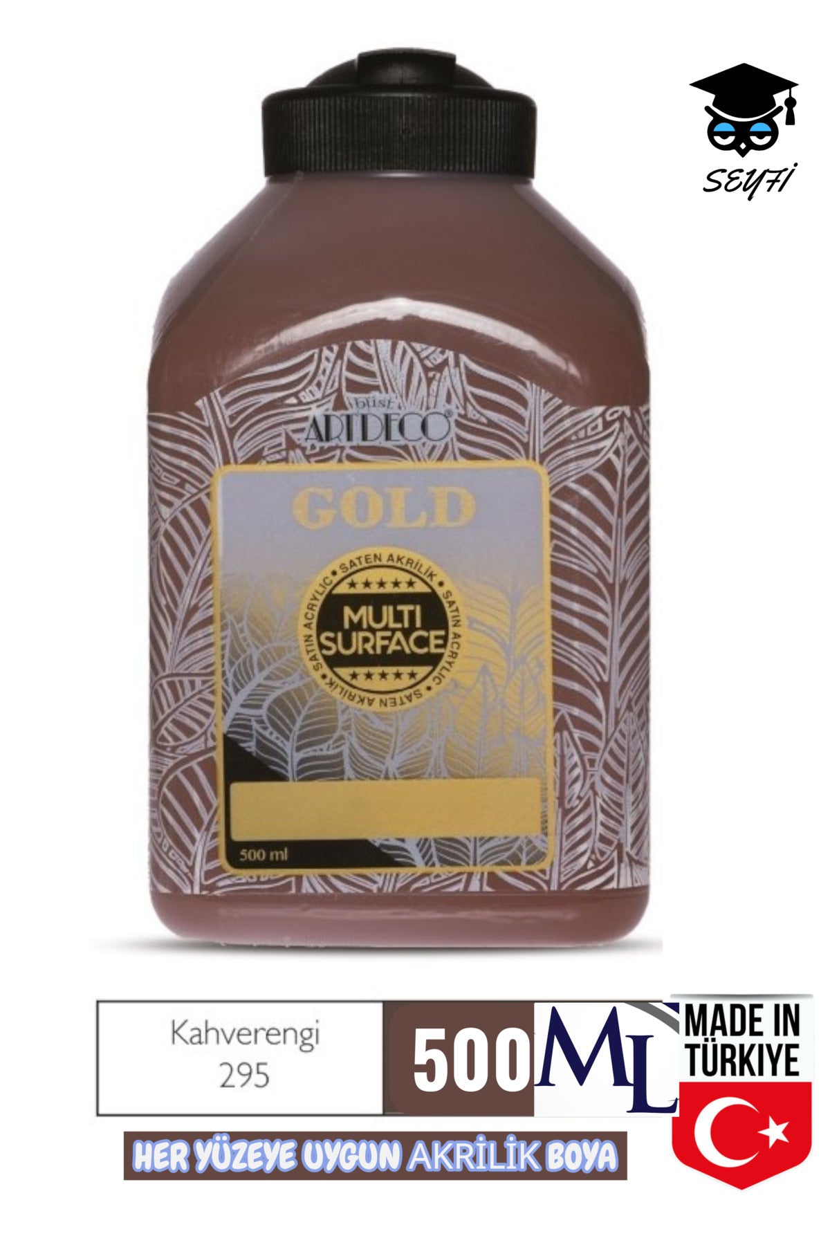 500 ML multi surface akrilik boya her yüzeye uygun artdeco
