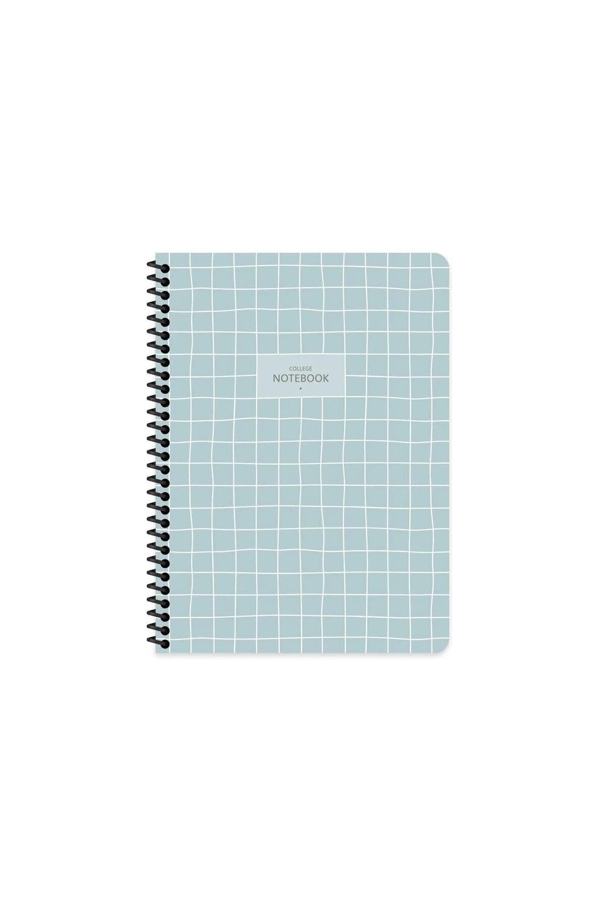 ÇİZGİLİ 16x22 CM 80 YAPRAK PLASTİK KAPAK TELLİ DEFTER 60 GRAM BEYAZ SAYFA COFFEE