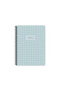 ÇİZGİLİ 16x22 CM 80 YAPRAK PLASTİK KAPAK TELLİ DEFTER 60 GRAM BEYAZ SAYFA COFFEE