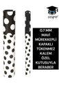 0.7 MM MAVİ MÜREKKEPLİ KAPAKLI TÜKENMEZ KALEM ÖZEL KUTUSUYLA BERABER