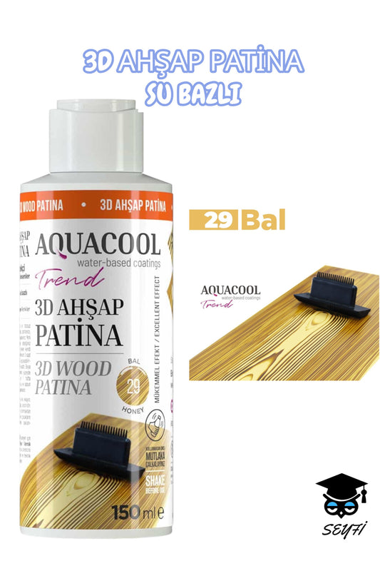 3D AHŞAP PATİNA SU BAZLI 150 ML