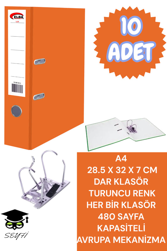 A4 OFİS KLASÖRÜ BÜRO EVRAK DÜZENLEYİCİ KLASÖR ÇİFT METAL HALKA AVRUPA MEKANİZMA
