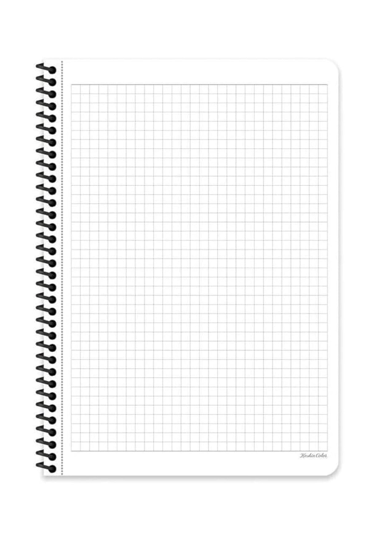 16x22 CM 80 Yaprak Kareli Karton Kapak Telli defter Gezginler Keskin Color