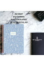 ÇİZGİLİ A4 EBAT 80 YAPRAK KARTONKAPAK TELLİ DEFTER BEYAZ RENK 60 GR KAĞIT
