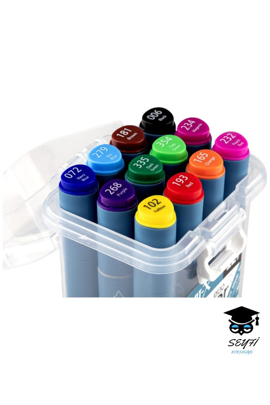 SKETCH MARKER ÇİFT TARAFLI ÇİZİM KALEM SETİ ART-X RİCH YÜKSEK KALİTE KALICI MÜREKKEP İADE GARANTİLİ