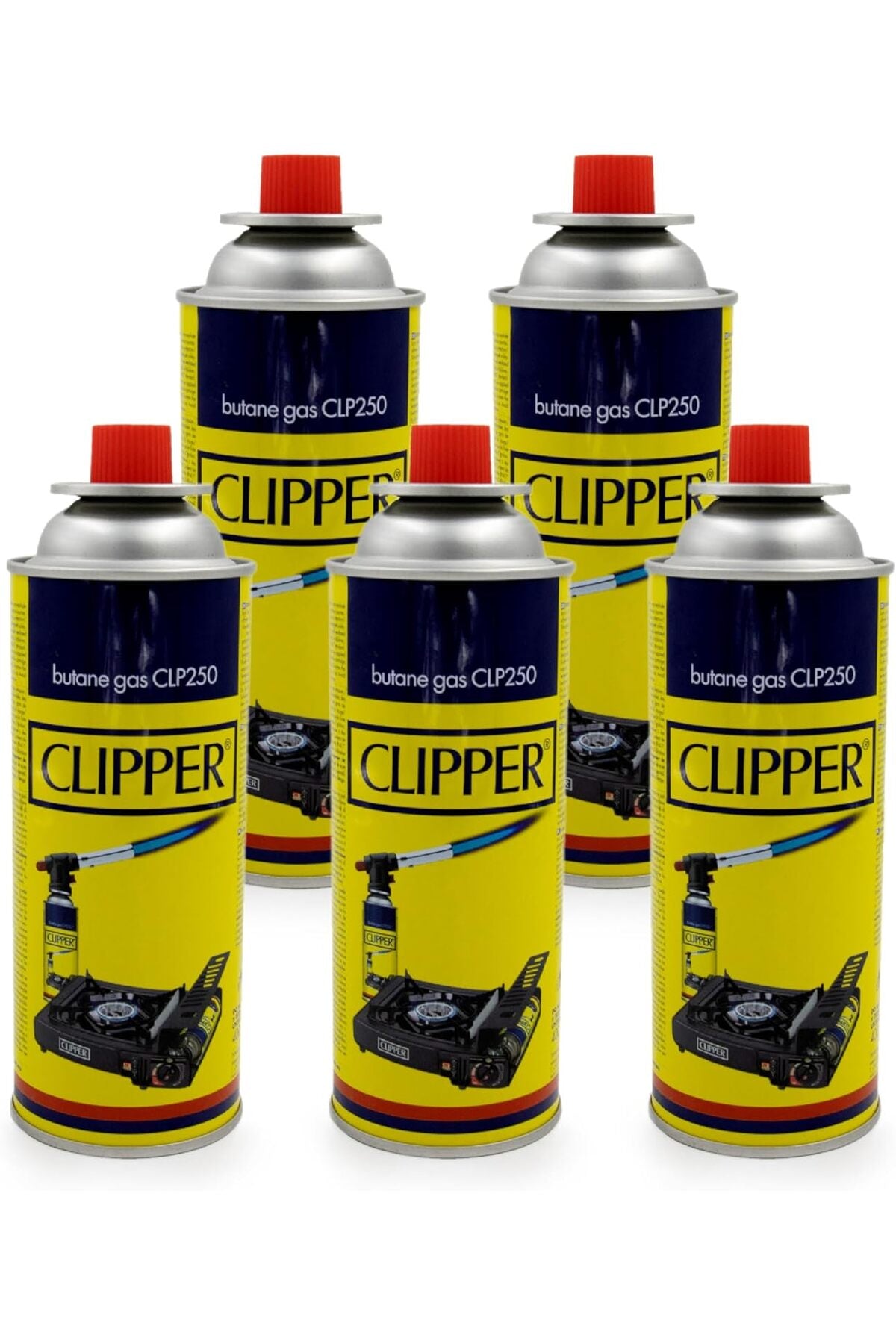 Butan Gaz / Kamp Ocağı Gazı / Pürmüz Gazı (5'Lİ PAKET) 400ml