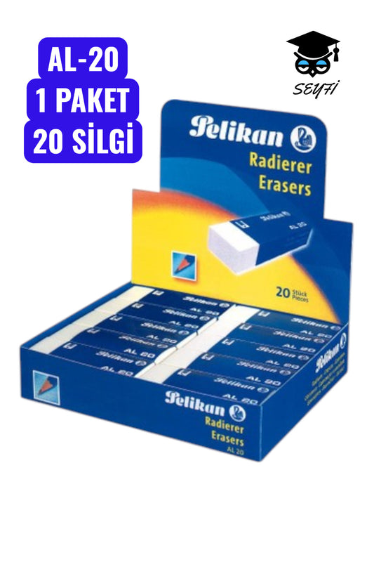 PELİKAN AL-20 SİLGİ BÜYÜK BOY 20 ADET (1 PAKET)