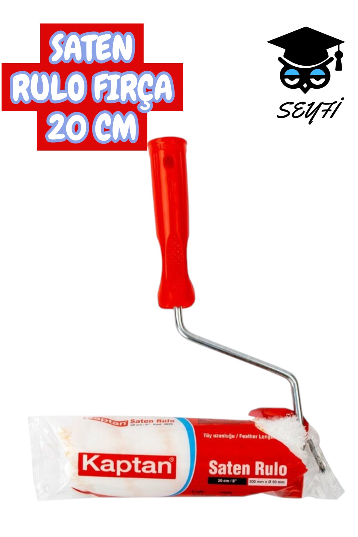 SATEN RULO FIRÇA 20 CM