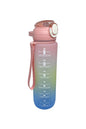 1000ml Pipetli Tritan Çift Renkli Motivasyon Matarası