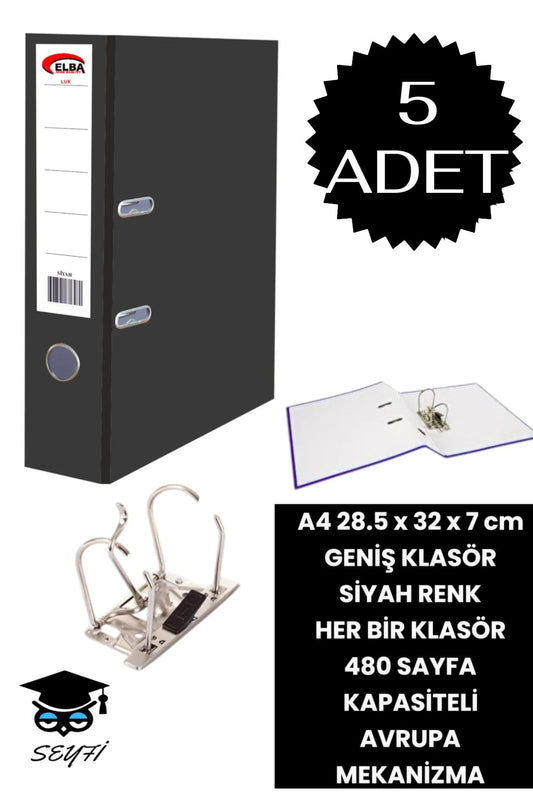 A4 OFİS KLASÖRÜ BÜRO EVRAK DÜZENLEYİCİ KLASÖR ÇİFT METAL HALKA AVRUPA MEKANİZMA
