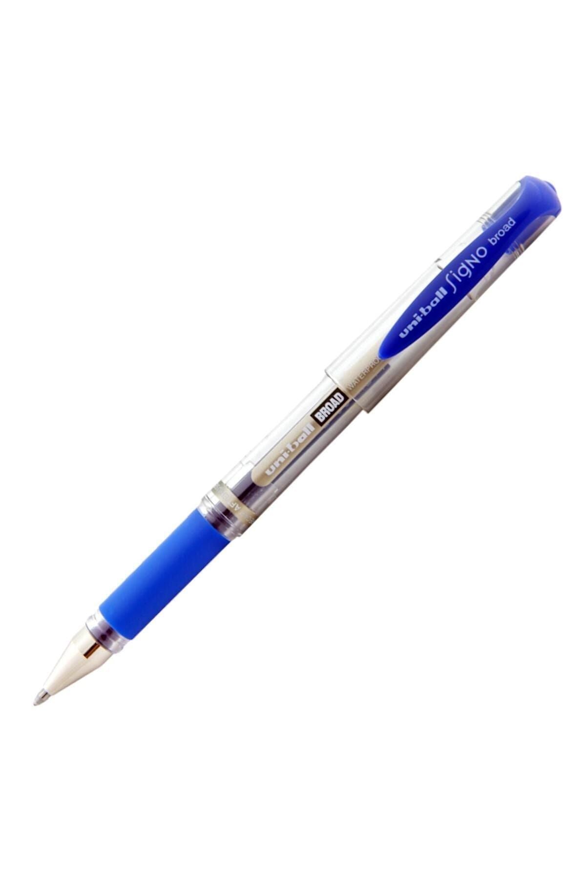 Uniball Signo Broad UM-153 İmza Kalemi Mavi 2 Adet ve 2 Adet Yedeği