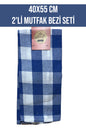 40x55 CM 2'Lİ MUTFAK TEMİZLİK BEZİ SETİ